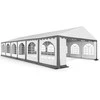 PVC Palapinė - Paviljonas Zeltpro 6 x 12 Baltas/Pilkas