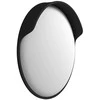 Sferinis kelio veidrodis d80 cm Eurostal Juodas