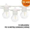 Tonro Lauko girlianda (LED lemputės) 150 m Glow balta