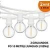 Tonro Lauko girlianda (LED lemputės) 20 m Perl balta