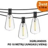 Tonro Lauko girlianda (LED lemputės) 30 m Retro