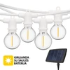 Tonro Lauko girlianda su saulės baterija (LED) Perl Balta