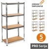 Tonro Sandėliavimo lentynos stelažai 150x75x40 PRO (5 vnt)