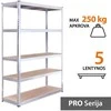 Tonro Sandėliavimo lentynos stelažai 180x120x45 PRO