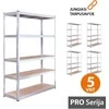 Tonro Sandėliavimo lentynos stelažai 180x120x45 PRO (5 vnt)