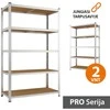 Tonro Sandėliavimo lentynos stelažai 180x90x40 PRO (2 vnt)