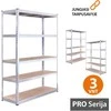 Tonro Sandėliavimo lentynos stelažai 180x90x45 PRO (3 vnt)