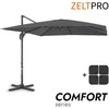 Zeltpro Lauko skėtis su padu Comfort Antracito