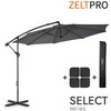Zeltpro Lauko skėtis su padu ir užvalkalu Select Antracito