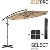 Zeltpro Lauko skėtis su padu ir užvalkalu Select Taupe