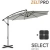 Zeltpro Lauko skėtis su padu Select Light Pilkas
