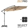 Zeltpro Lauko skėtis su padu Select Taupe