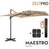 Zeltpro Lauko skėtis su padu (užvalkalas dovanų) Maestro Taupe