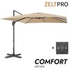 Zeltpro Lauko skėtis su Solid padu Comfort Taupe