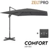 Zeltpro Lauko skėtis su Solid padu Comfort Antracito