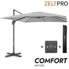 Zeltpro Lauko skėtis su Solid padu ir užvalkalu Comfort Light Pilkas