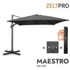 Zeltpro Lauko skėtis su Solid padu (užvalkalas dovanų) Maestro Antracito