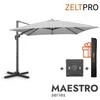 Zeltpro Lauko skėtis su Solid padu (užvalkalas dovanų) Maestro Light Pilkas