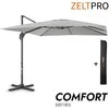 Zeltpro Lauko skėtis su užvalkalu Comfort Light Pilkas