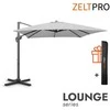Zeltpro Lauko skėtis (užvalkalas dovanų) Lounge Light Pilkas