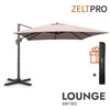 Zeltpro Lauko skėtis (užvalkalas dovanų) Lounge Taupe