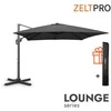 Zeltpro Lauko skėtis (užvalkalas dovanų) Lounge Antracito