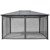Zeltpro Tinklelis nuo uodų (4 sienos) skirtas Lauko Pavėsinei Zelptro Deluxe 300x400 Pilka