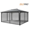 Zeltpro Tinklelis nuo uodų (4 sienos) skirtas Lauko Pavėsinei Zelptro Deluxe 300x400 Pilka
