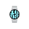 Išmanusis laikrodis Samsung Galaxy Watch 6 LTE, 44 mm, Sidabrinės spalvos korpusas su pilkos spalvos dirželiu