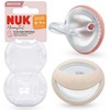 NUK silikoniniai čiulptukai MommyFeel, 0-9 mėn, 2 vnt., įvairių spalvų