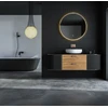 Apvalus LED vonios veidrodis 80 cm su 3 šviesos spalvomis ModernHome