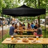 Automatinė sodo palapinė 3x3 m juodos spalvos MultiGarden
