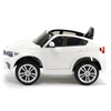 Baltas BMW X6 elektrinis automobilis