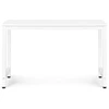 Baltas kompiuterinis/mokyklinis stalas 120x60 cm ModernHome
