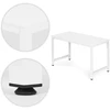 Baltas kompiuterinis/mokyklinis stalas 120x60 cm ModernHome