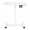 Baltas mobilus reguliuojamo aukščio stalas 70x48 cm ModernHome