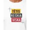 Balti marškinėliai Tėtis reiškia viską
