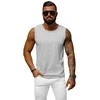 Berankoviai šviesiai pilki vyriški marškinėliai Look