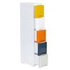 Plastikinė spintelė su stalčiais ModernHome, 83x32x18 cm