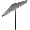 Didelis pilkas stačiakampis sodo skėtis 200 x 130 cm Multigarden