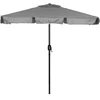 Didelis pilkas stačiakampis sodo skėtis 200 x 130 cm Multigarden