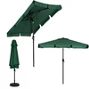 Didelis žalias stačiakampis sodo skėtis 200 x 130 cm Multigarden
