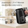 Bauerkraft Elektrinis juodas virdulys 1,7 l, su temperatūros reguliavimo funkcija