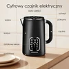 Bauerkraft Elektrinis juodas virdulys 1,7 l, su temperatūros reguliavimo funkcija