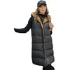Ilga juoda su rudu vidumi liemenė Neki