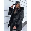 Juoda moteriška striukė su juodu kailiu Arctic