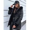 Juoda moteriška striukė su juodu kailiu Arctic