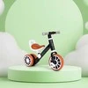 2in1 dviratis su pedalais ir bėgimo funkcija, juodas – ECOTOYS