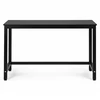 Juodas kompiuterio/mokyklinis stalas 120x60 cm ModernHome