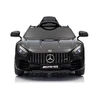 Juodas Mercedes GTR akumuliatorinis automobilis